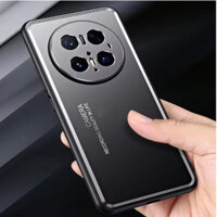 Hợp kim nhôm Tấm sau mờ Vỏ điện thoại kim loại cho Huawei Mate 30 40 50 60 70 Pro honor x60 x9c magic 7 6 5 4 Vỏ bọc cảm giác da Full Lens Bảo vệ ốp lưng TPU