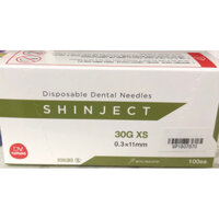 Hộp kim tiêm gây tê SHINJECT 30G XS 0.3x11mm