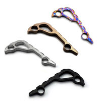 Hợp Kim Titan Mặt Sau Miếng Đệm Gấp Dao Shank Spine Keel Backspacer Cho Benchmade Bugout 535 Gấp Dao DIY Làm Phụ Kiện