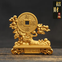 Hợp Kim Vàng May Mắn May Mắn Đồ Trang Trí Văn Phòng Sáng Tạo Để Bàn Nafu Ngày Chiến Đấu Vàng Đồng Xu Trung Quốc Đồ Trang Trí Đồ Trang Trí