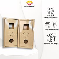 Hộp kỹ thuật hệ thống báo cháy nhỏ tích hợp chuông, đèn và nút ấn báo cháy