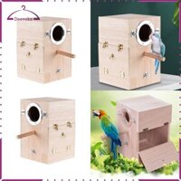 Hộp làm tổ chim cho vẹt và vẹt đuôi dài, Nhà nở cho chim yến và vẹt