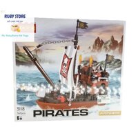 HỘP LẮP RÁP TÀU HẢI TẶC CÓ NGƯỜI PIRATES 167 CHI TIẾT