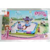 HỘP LẮP RÁP TRÒ CHƠI XE ĐIỆN ĐỤNG DREAM TOWN (237 CHI TIẾT)