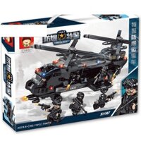 Hộp lắp ráp trực thăng biệt đội Swat