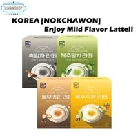 Hộp latte mè đen/ latte Jeju matcha/ Job’s Tears cà phê latte/ latte ngô Nokchawon 4 loại tùy chọn