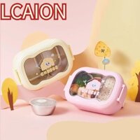 Hộp LCAION Bento, Hộp Cơm Trưa Hoạt Hình Bảo Quản Nhiệt, Hộp Bảo Quản Thực Phẩm Dung Tích Lớn