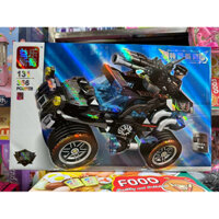 Hộp lê gô lắp ghép mô hình xe ô tô 131