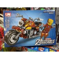 Hộp lê gô lắp ghép mô hình Xe máy HEROES ASSEMBLE 2015-2