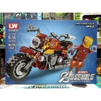 Hộp lê gô lắp ghép mô hình xe máy MOTORCYCLE HEROES ASSEMBLS 2015-2
