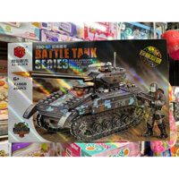 Hộp lê gô lắp ghép mô hình chiếc xe tăng 868