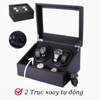Hộp Lên Dây Cót Đồng Hồ 4×6 Da Cacbon