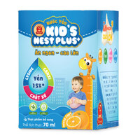 Hộp lọ Yến nước Kid's Nest Plus+ Hương Cam
