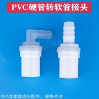 Hộp lọc cá phụ kiện doanh thu nước đầu vào kết nối khuỷu tay hình chữ L adapter 4 phút 6 ống cứng vòi