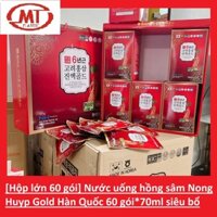 [Hộp lớn 60 gói] Nước uống hồng sâm Nonghuyp Gold 60 gói*70ml