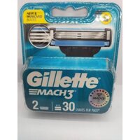 HỘP LƯỠI DAO CẠO RÂU GILLETTE MACH 3( hàng chính hãng )