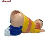 Hộp lưu trữ bút chì ELEGANT, Fat Tiger Mông Doremon để bàn Bút, Đồ dùng học tập Bút đứng Đồ trang trí hoạt hình Đồ trang trí văn phòng phẩm Tổ chức mỹ phẩm