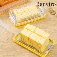 Hộp lưu trữ cắt bơ BENYTRO, Hộp đựng bơ tươi có nắp, Dụng cụ làm bánh có nắp Bảo quản nướng phô mai