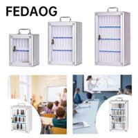 Hộp lưu trữ điện thoại cửa trong suốt FEDAOG, 6 / 12 / 36 / 48 khe cắm được thực hiện bằng tay Hợp kim nhôm lưu trữ điện thoại, Tủ lưu trữ Acrylic hợp kim nhôm có thể khóa thực tế Điện thoại di động