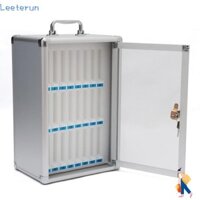 Hộp lưu trữ điện thoại cửa trong suốt LEEETERUN, Hợp kim nhôm Acrylic 6 / 12 / 36 / 48 Khe cắm Lưu trữ điện thoại bằng hợp kim nhôm, có thể khóa thực tế được thực hiện bằng tủ lưu trữ cầm tay Điện thoại di động