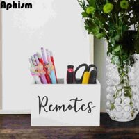 Hộp lưu trữ điều khiển từ xa CORDELL, Hộp lưu trữ máy tính để bàn 2 ngăn sáng tạo, có tay cầm Hộ gia đình Dung tích lớn Hộp lưu trữ phân vùng bằng gỗ Tổ chức tại nhà