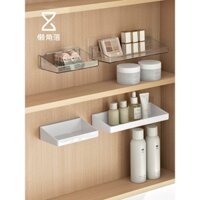 Hộp lưu trữ gương góc lười biếng, tủ trang điểm phòng tắm, kệ tổ chức, bệ rửa, mỹ phẩm, son môi, hộp lưu trữ gắn tường