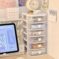 Hộp lưu trữ máy tính để bàn I Ngăn kéo Ký túc xá sinh viên Văn phòng phẩm Mỹ phẩm Vòng tóc đa chức năng Tài khoản tay Sắp xếp và lưu trữ