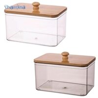 Hộp lưu trữ máy tính để bàn Qtip Dispenser Hộp đựng khăn choàng đa năng cho bàn Bàn cà phê Phòng