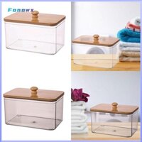 Hộp lưu trữ máy tính để bàn Qtip Dispenser Hộp đựng khăn choàng đa năng cho bàn Bàn cà phê Phòng