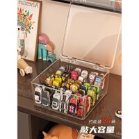 Hộp lưu trữ mô hình ô tô đồ chơi, nắp lật để bàn 1:64 Hot Wheels Tomica, giá trưng bày ô tô nhỏ cho trẻ em