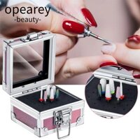 Hộp lưu trữ mũi khoan móng tay OPEAREY, Dụng cụ nghệ thuật làm móng chuyên nghiệp 25 lỗ, Phụ kiện móng tay Mũi khoan Sắp xếp để làm móng tay