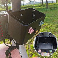 Hộp lưu trữ phía trước xe điện đa chức năng, Giỏ treo chắc chắn cho bàn đạp xe máy, ván trượt và xe đạp