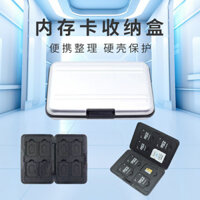 Hộp lưu trữ thẻ SD Thẻ nhớ Camera Hộp đựng thẻ nhớ di động Điện thoại di động Hộp bảo vệ thẻ TF SLR Micro Camera đơn Thẻ TF Nhiều gói Túi tổ chức du lịch ngoài trời đi lại Lưu trữ máy ảnh SD SLR