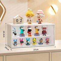 Hộp Lưu Trữ Và Kệ Trưng Bày Figure Pop Mart, Chống Bụi, Acrylic Trong Suốt, Tủ Đựng Công Viên Mini