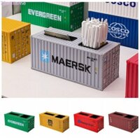 Hộp lưu trữ văn phòng phẩm để bàn WILLISME, Đồ trang trí Hộp đựng vận chuyển 1: 24 sáng tạo, Hộp đựng danh thiếp đa chức năng Hộp đựng bút Hộp mô hình trang trí Quà tặng
