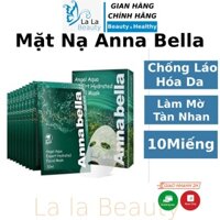 Hộp mặt nạ đắp tảo biển Anna Bella 10 Miếng dưỡng trắng da ban đêm mờ thâm ngừa mụn Hàn Quốc - La La Cosmetic