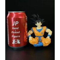 [Hộp màu-11cm] Mô hình Dragon Ball Goku tạo dáng ngồi cười phiên bản mini - MH0023