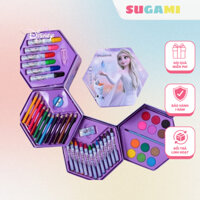 Hộp màu 4 tầng, 48 chi tiết màu sáp, màu lông, màu chì, màu nước