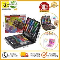 Hộp Màu Tập Vẽ Cho Bé 150 Chi Tiết Đa Dạng Màu Sắc Cho Bé Tập Tô,  Cho Bé Thỏa Sức Sáng Tạo, Món Quà Ý Nghĩa Cho Bé
