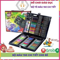 Hộp Màu Tập Vẽ Cho Bé 150 Chi Tiết Đa Dạng Màu Sắc Cho Bé Tập Tô,  Cho Bé Thỏa Sức Sáng Tạo, Món Quà Ý Nghĩa Cho Bé