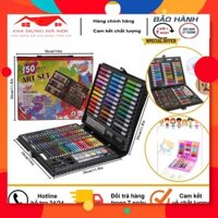 Hộp Màu Tập Vẽ Cho Bé 150 Chi Tiết Đa Dạng Màu Sắc Cho Bé Tập Tô,  Cho Bé Thỏa Sức Sáng Tạo, Món Quà Ý Nghĩa Cho Bé
