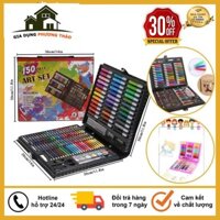 Hộp Màu Tập Vẽ Cho Bé 150 Chi Tiết Đa Dạng Màu Sắc Cho Bé Tập Tô,  Cho Bé Thỏa Sức Sáng Tạo, Món Quà Ý Nghĩa Cho Bé