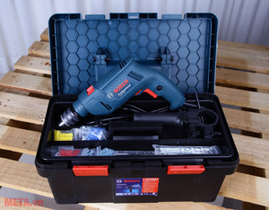 Hộp máy khoan động lực 550W kèm phụ kiện Bosch 06011A15K1