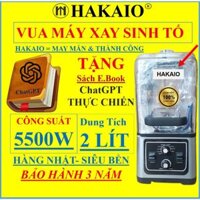 Hộp máy xay công nghiệp HAKAIO công suất 5500W chống ồn có hẹn giờ Bảo hành 24 tháng giao hàng toàn quốc