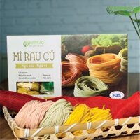 Hộp Mì Rau Củ Ngũ Sắc Ngũ Vị Anpaso Hữu Cơ - Cải Bó Xôi, Mầm Lúa Mạch, Rau Củ Sâm Cát, Củ Cải Đỏ Củ Dền, Củ Nghệ