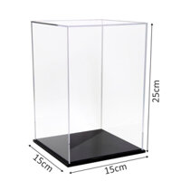 Hộp mica Enter BOX108 15x15x25cm mica dày 2mm, đế đen 5mmx2 chữ nhật đứng