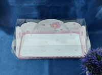 Hộp mica trong quai xách chữ nhật Love