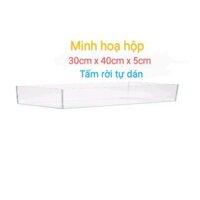 HỘP MICA TRONG SUỐT, 30CM x 40CM x 5CM, (tấm rời tự dán)