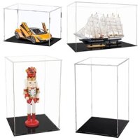 Hộp Mica trong suốt chống bụi, dày 3mm, Trưng bày sản phẩm Size lớn 35 - 60 cm Acrylic