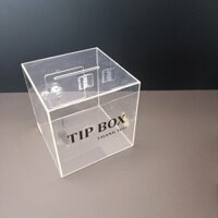 Hộp mica trong suốt đựng tip có khóa, Hộp tipbox